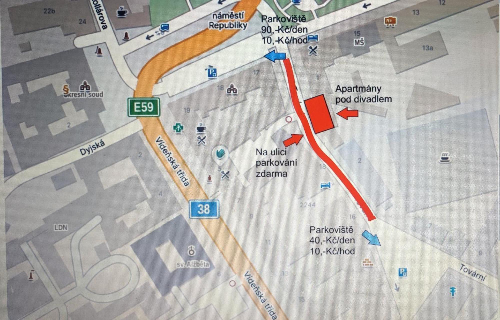 Apartmány pod Divadlem Znojmo Esterno foto