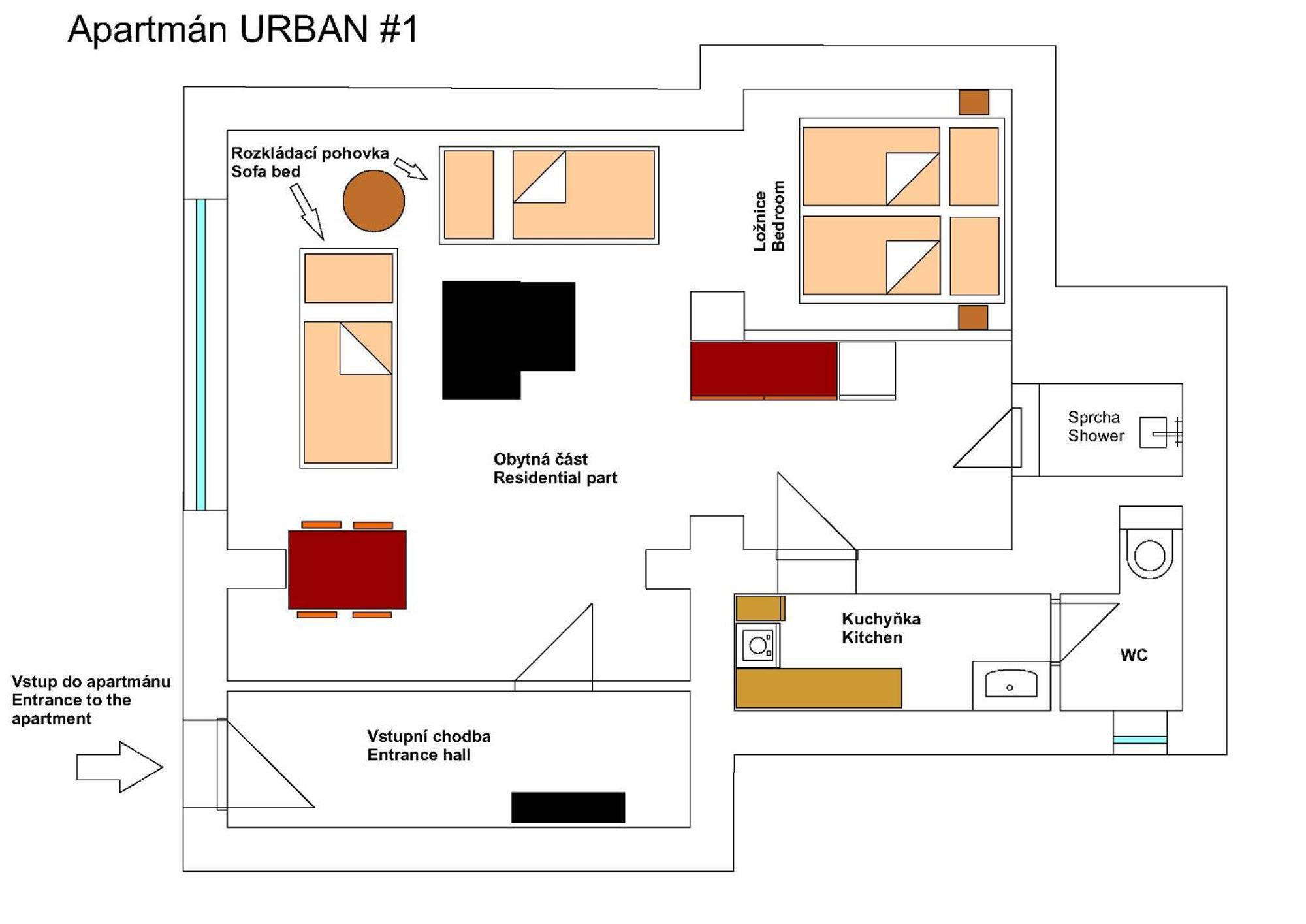 Apartmány pod Divadlem Znojmo Esterno foto
